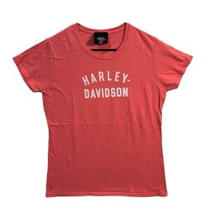 Harley-Davidson Museum Pink Short Sleeve T-Shirt Women's Large